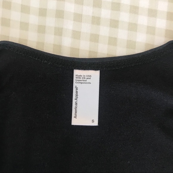 SOLD American Apparel Deep V Neckline Top - Picture 2 of 2